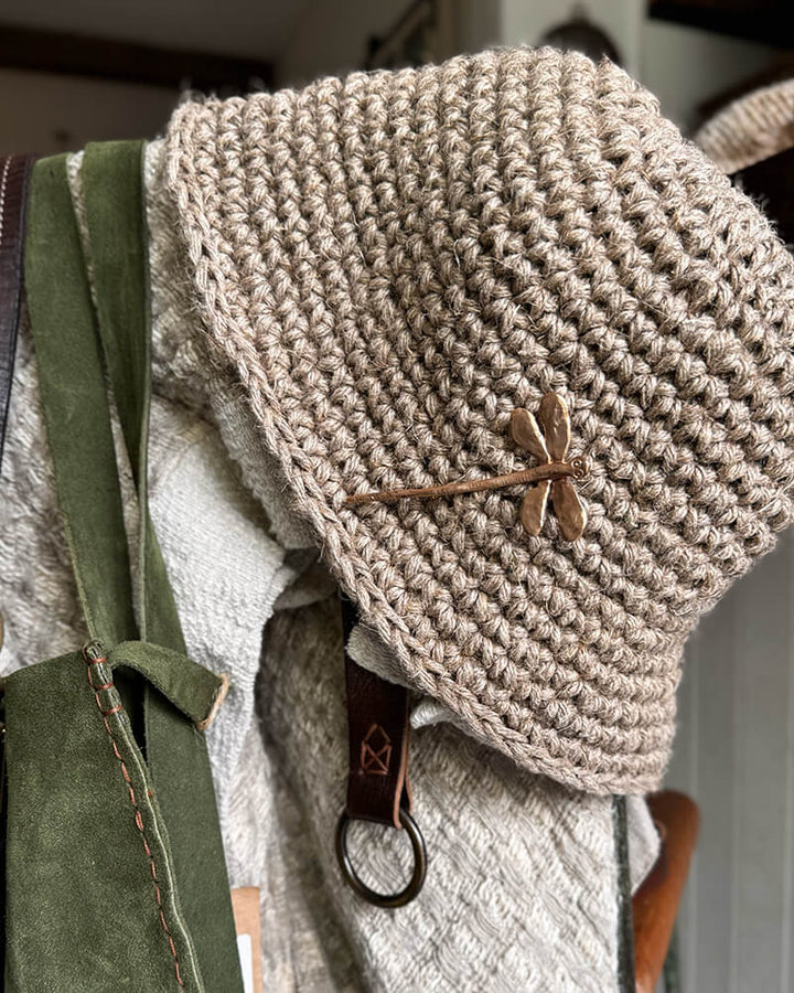 BEATA HANDWOVEN LINEN HAT - La Casa by Importante