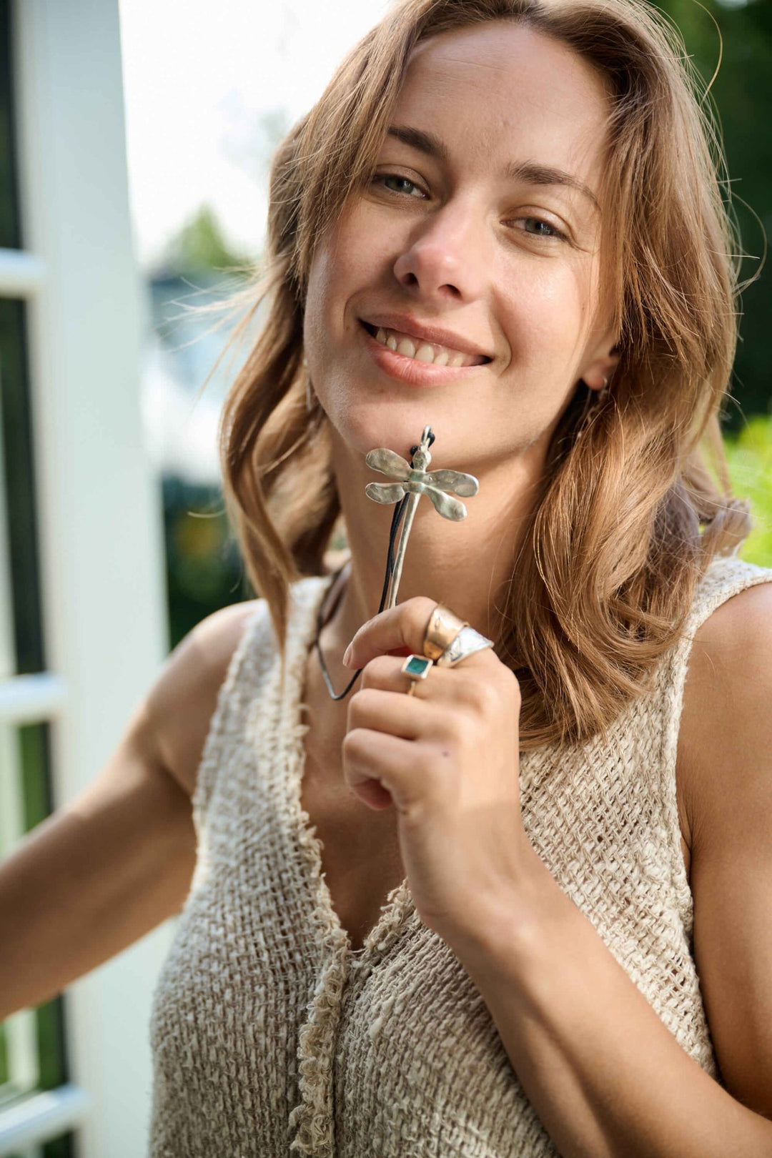 Coppia Bronze and Silver Ring Set - La Casa by Importante