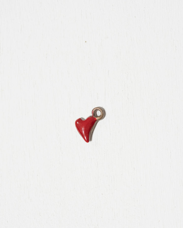 Enameled Cuoricino Earrings Charm - La Casa by Importante