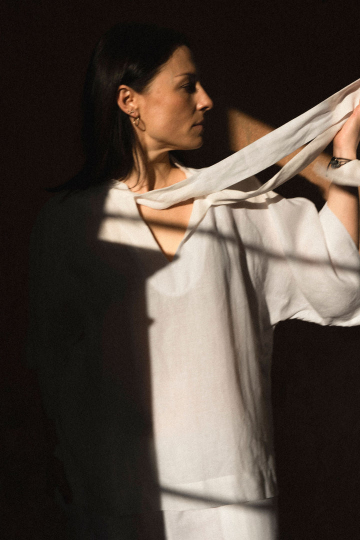 GOSIA TOP PLAIN - La Casa by Importante