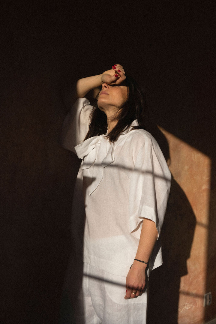 GOSIA TOP PLAIN - La Casa by Importante