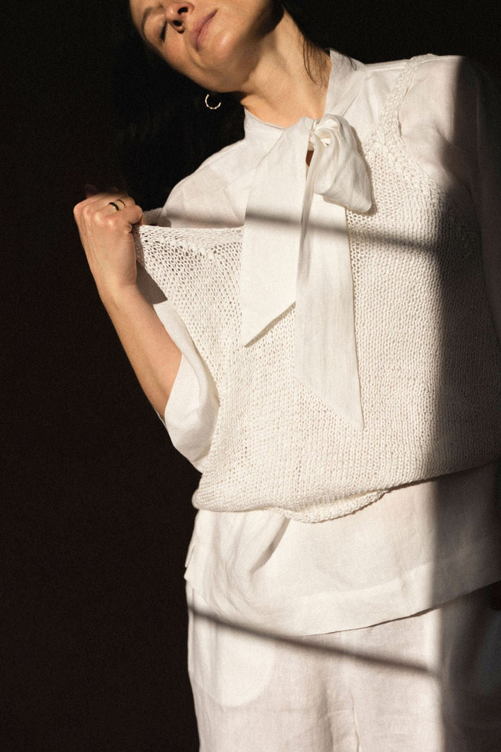 GOSIA TOP PLAIN - La Casa by Importante