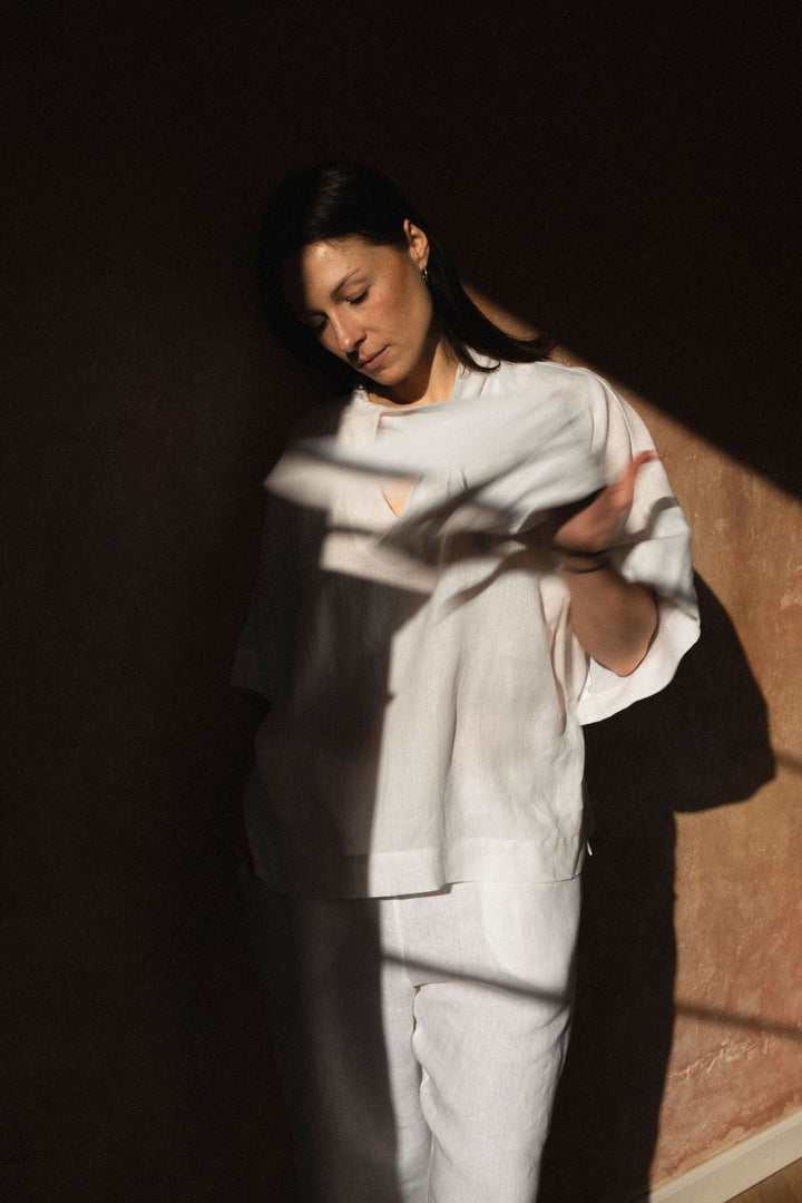 GOSIA TOP PLAIN - La Casa by Importante