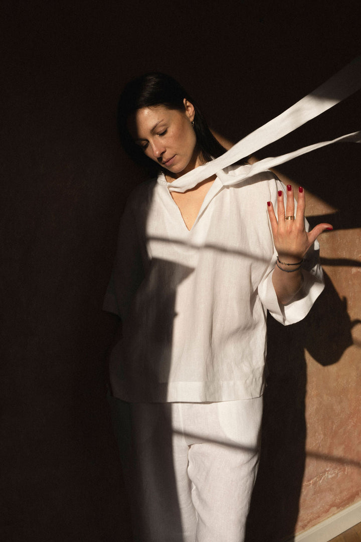 GOSIA TOP PLAIN - La Casa by Importante