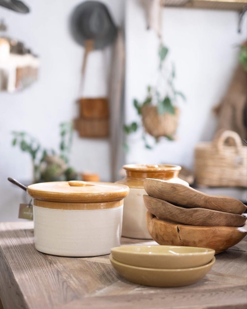 Hand carved tree root bowls - La Casa by Importante