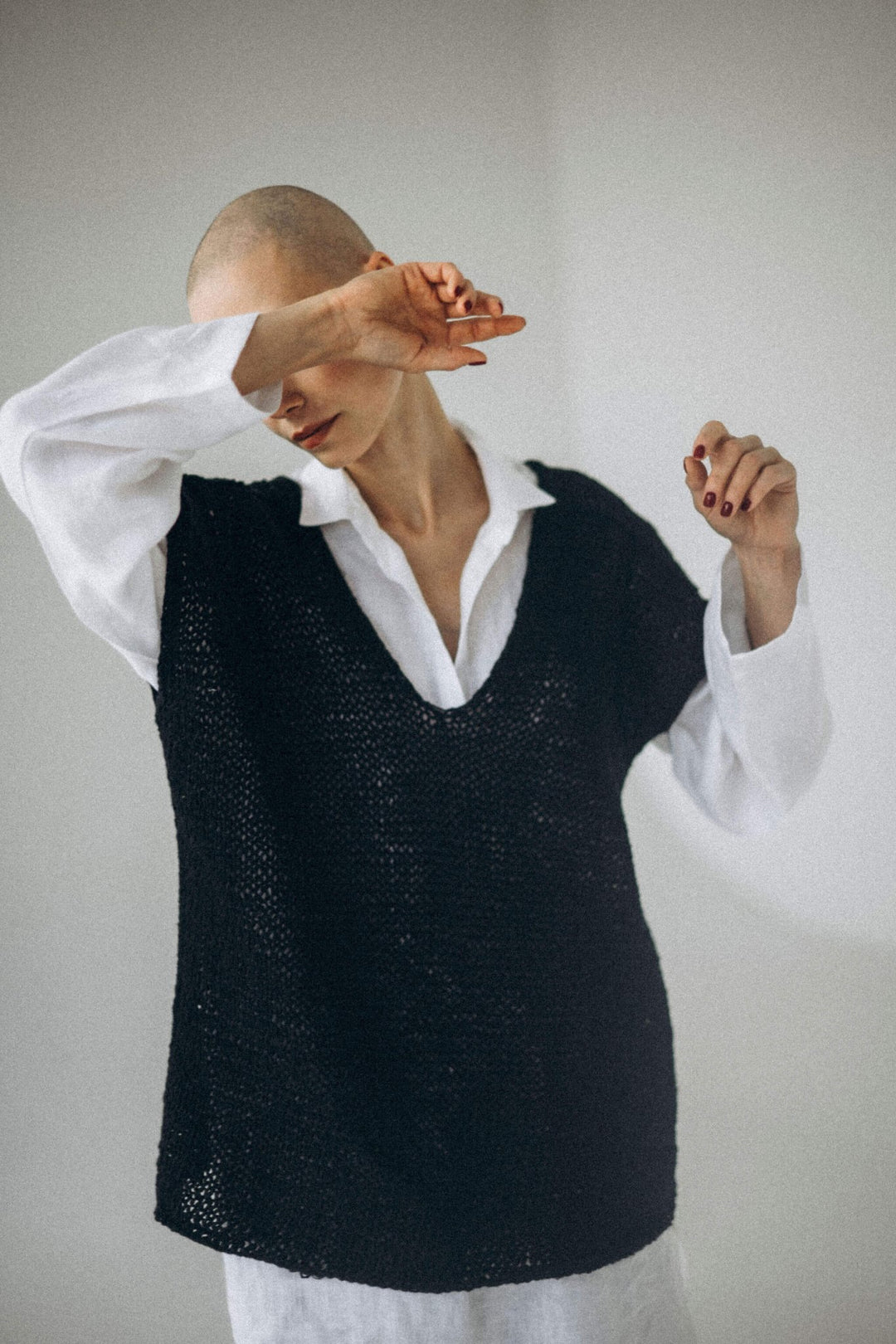 HANNA LINEN VEST - La Casa by Importante