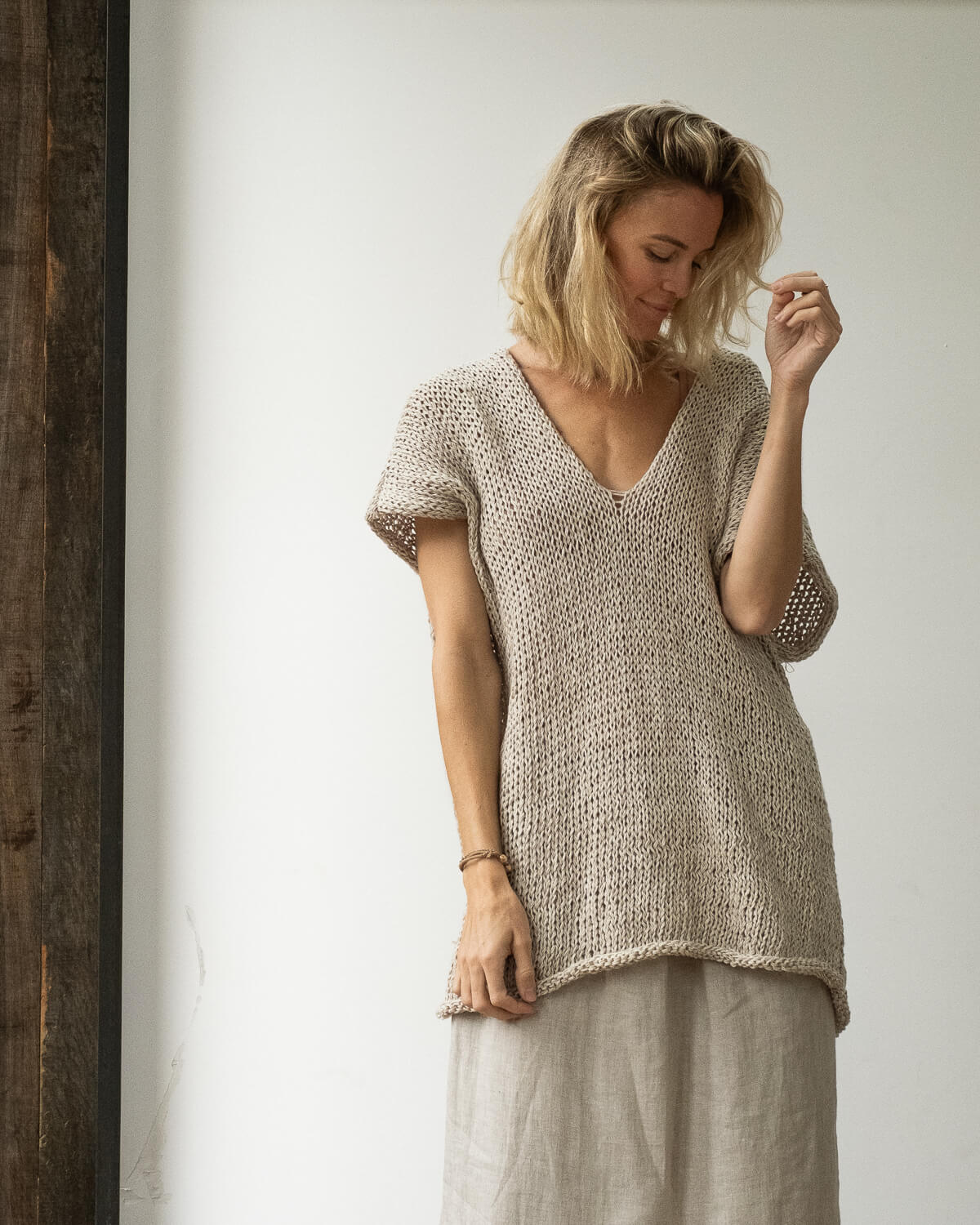 HANNA LINEN VEST - La Casa by Importante