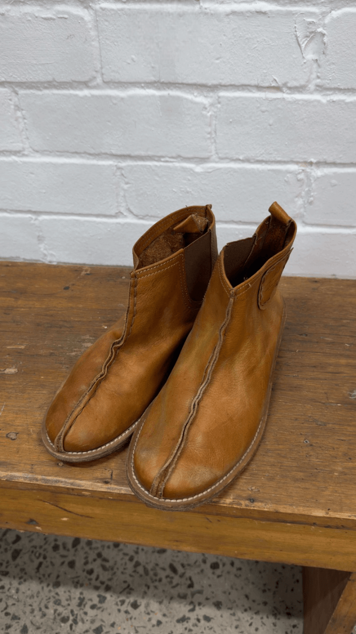 Imperfect - Gnomo Boots Tan - La Casa by Importante