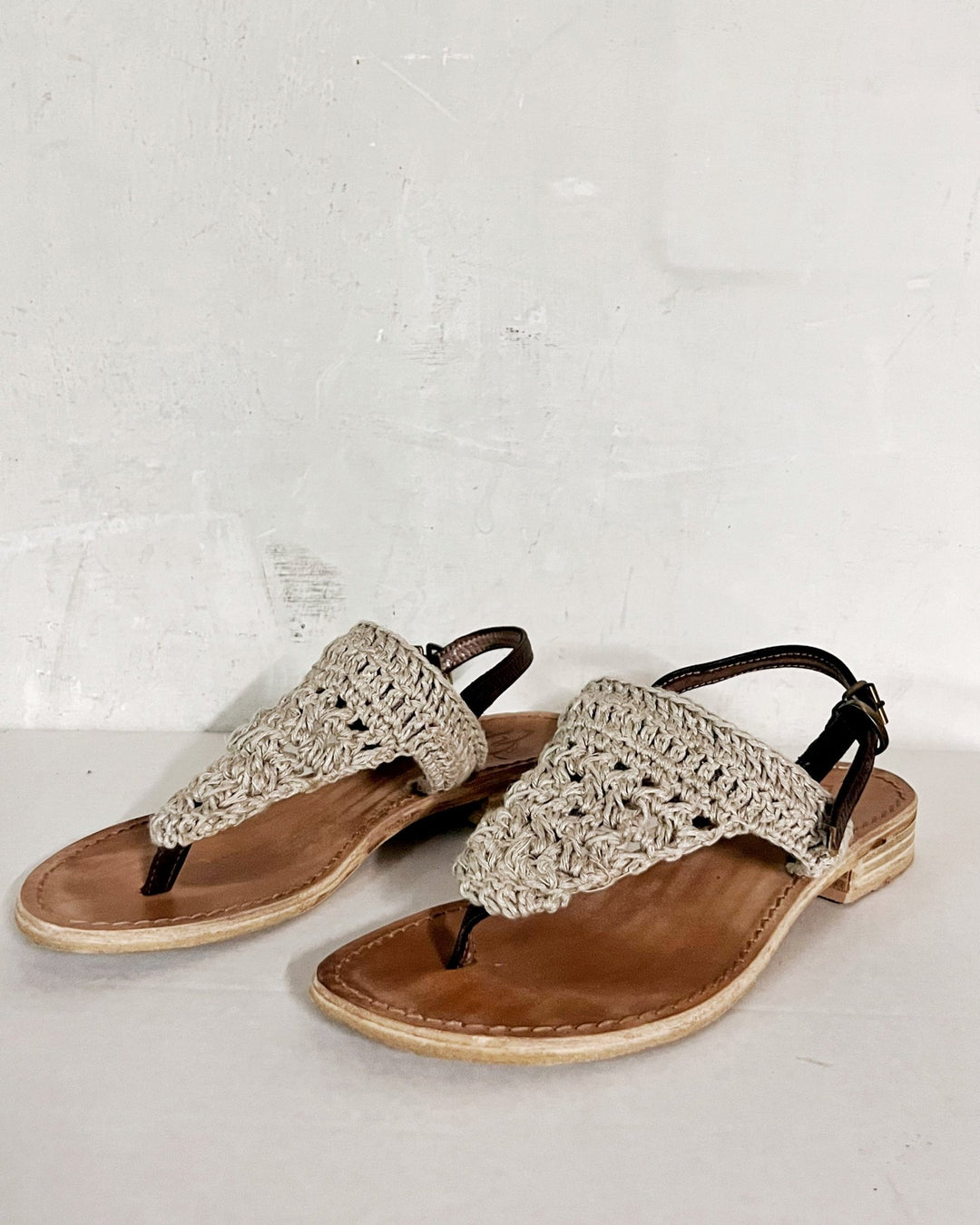 Imperfect - Positano Sandals Naturale - La Casa by Importante