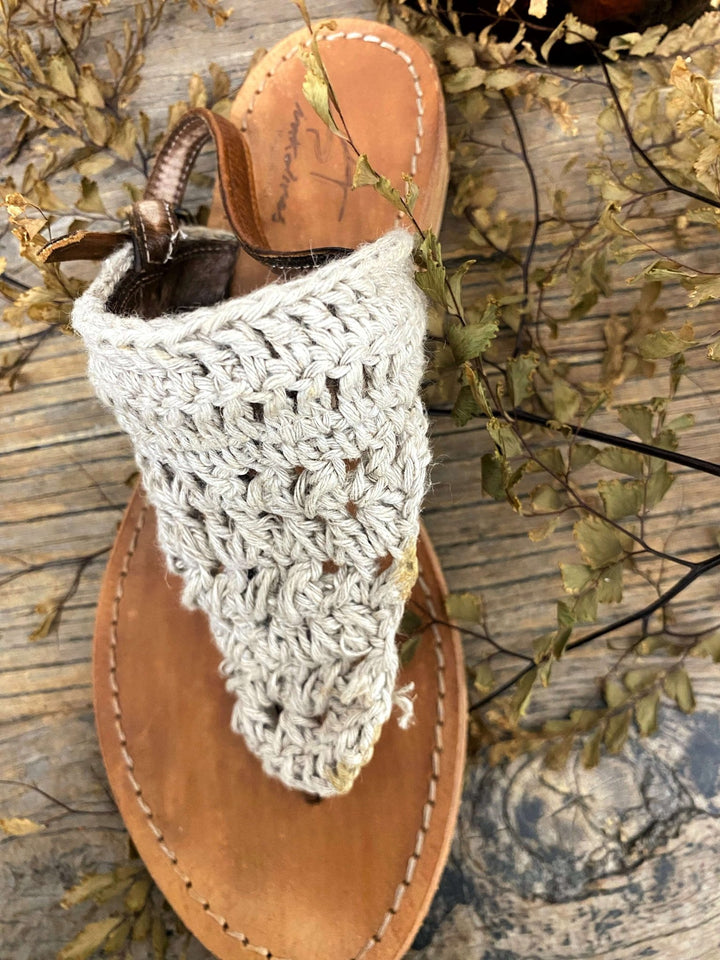 Imperfect - Positano Sandals Naturale - La Casa by Importante