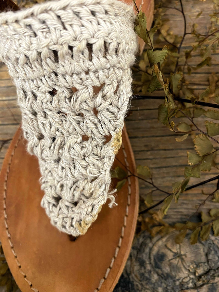 Imperfect - Positano Sandals Naturale - La Casa by Importante