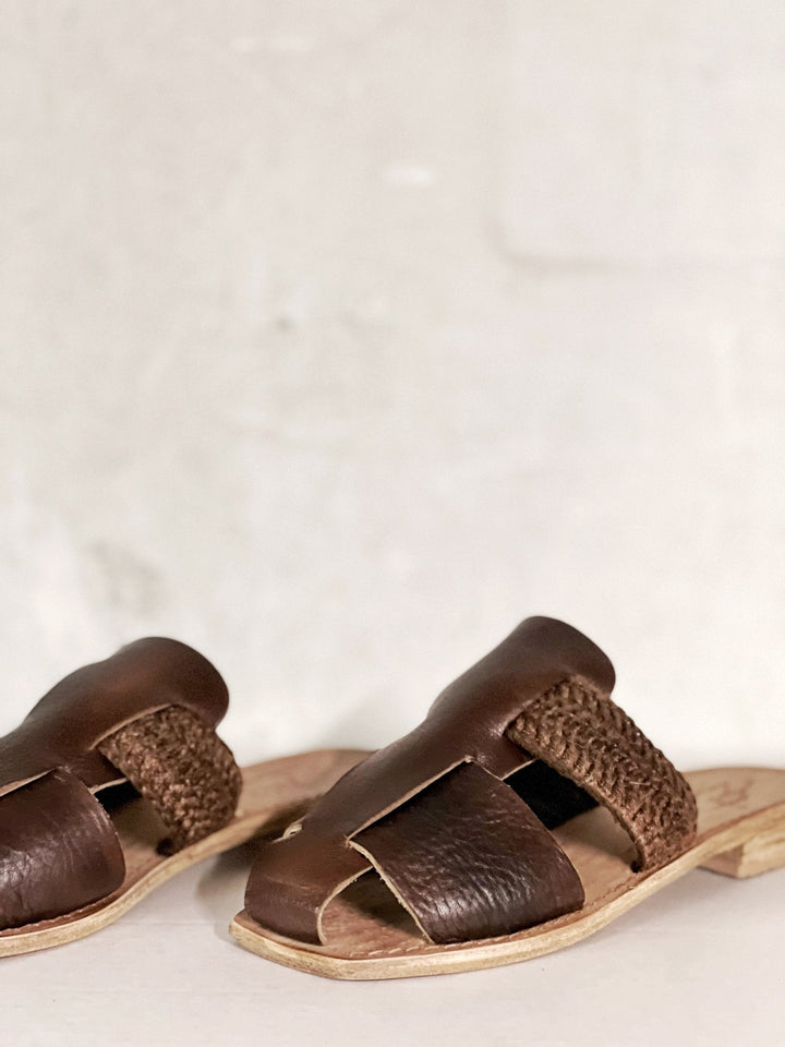 Imperfect - Ravello Sandals Cacao - La Casa by Importante