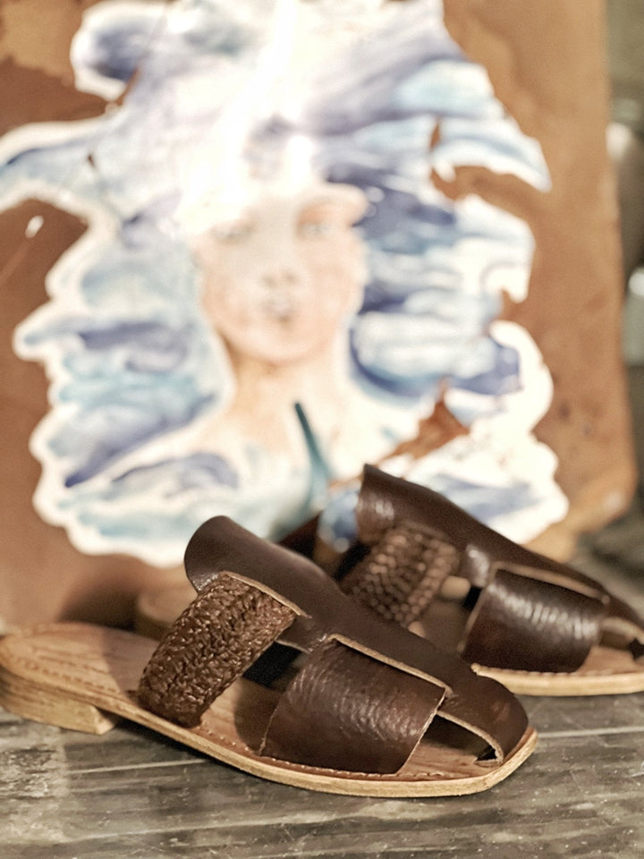 Imperfect - Ravello Sandals Cacao - La Casa by Importante