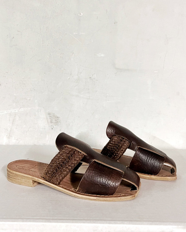 Imperfect - Ravello Sandals Cacao - La Casa by Importante