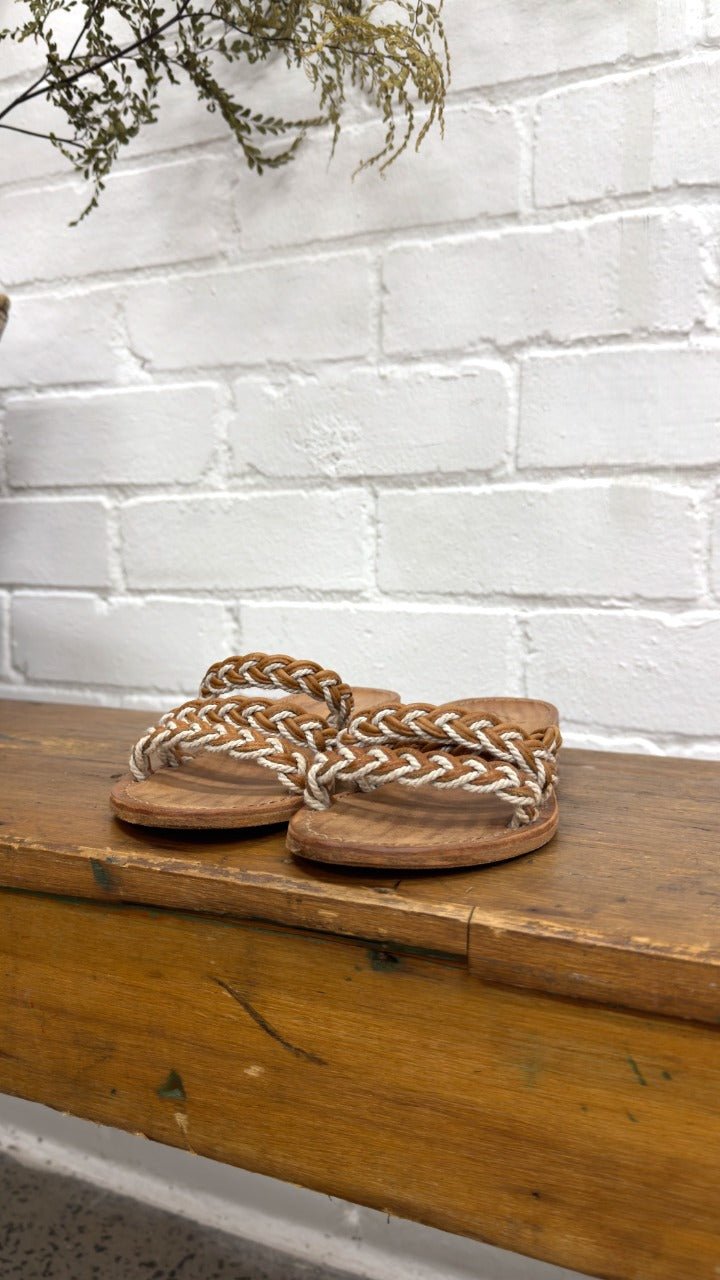 Imperfect - Treccia Sandals - La Casa by Importante