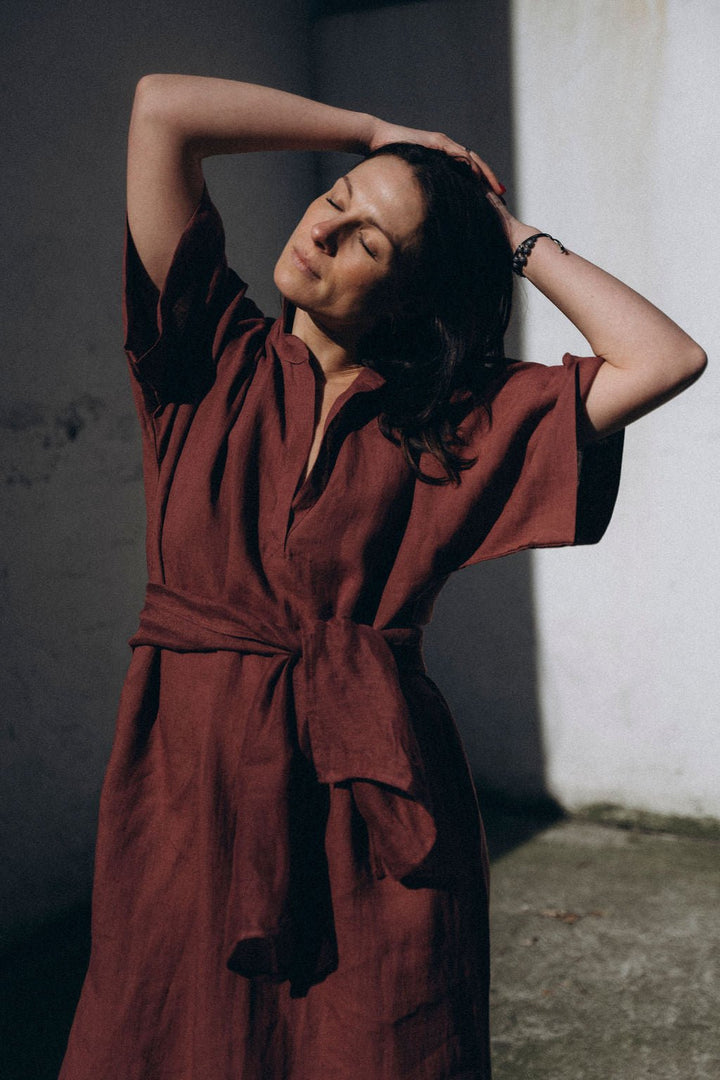 JOLA KAFTAN PLAIN - La Casa by Importante