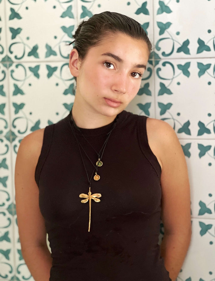 Libellula Large Bronze Pendant - La Casa by Importante