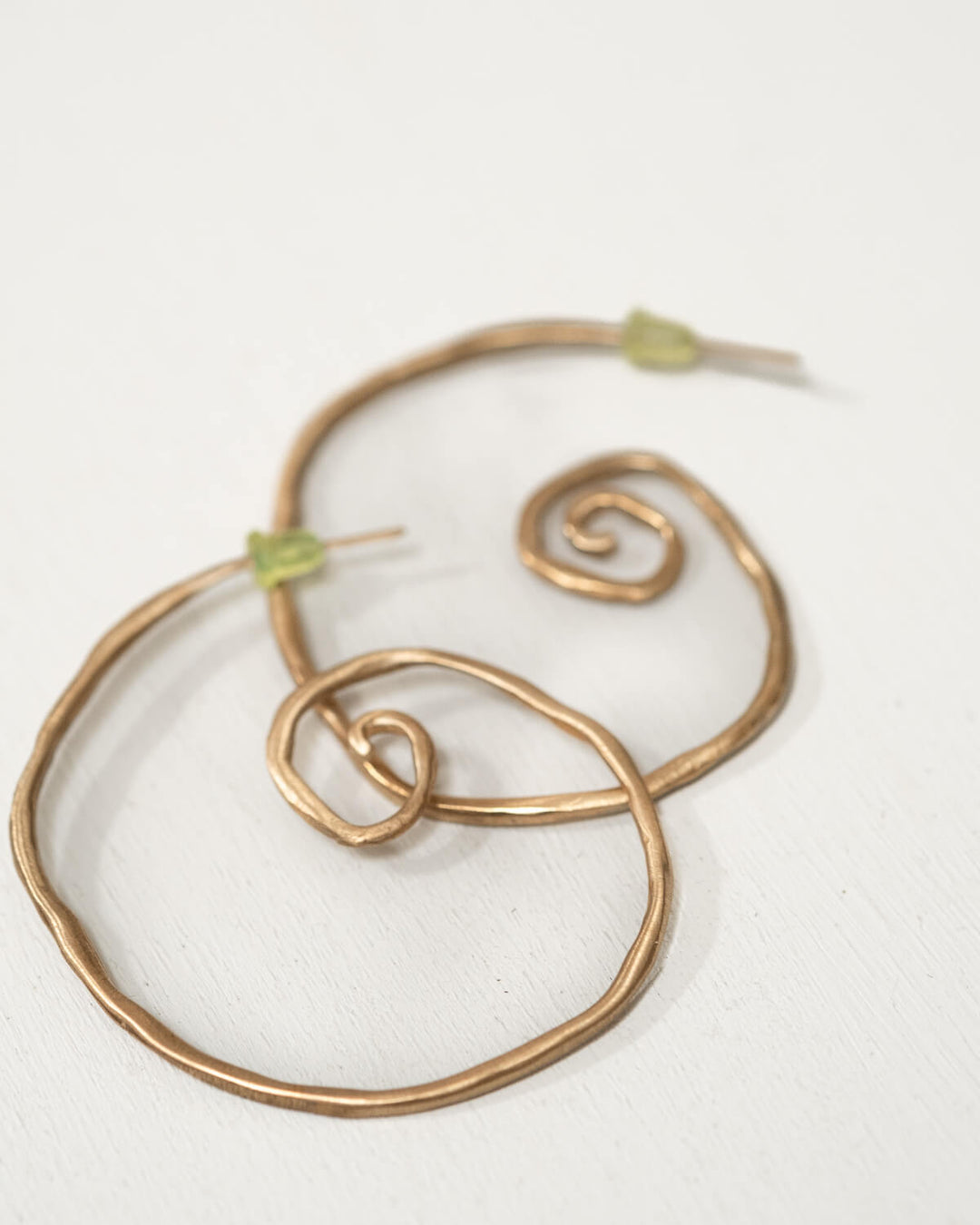 Lumaca Bronze Earrings - Large - La Casa by Importante