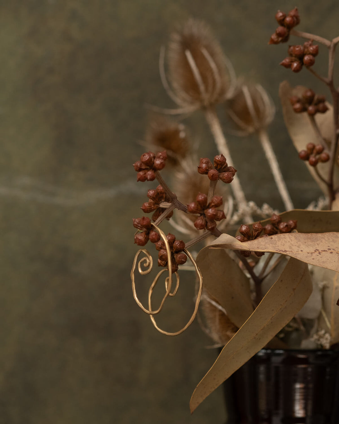 Lumaca Bronze Earrings - Large - La Casa by Importante