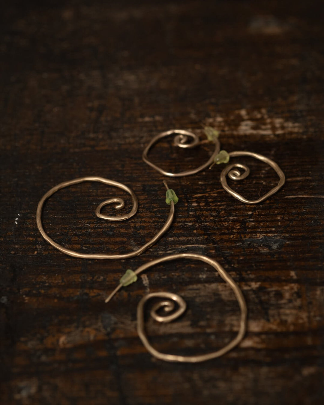 Lumaca Bronze Earrings - Small - La Casa by Importante