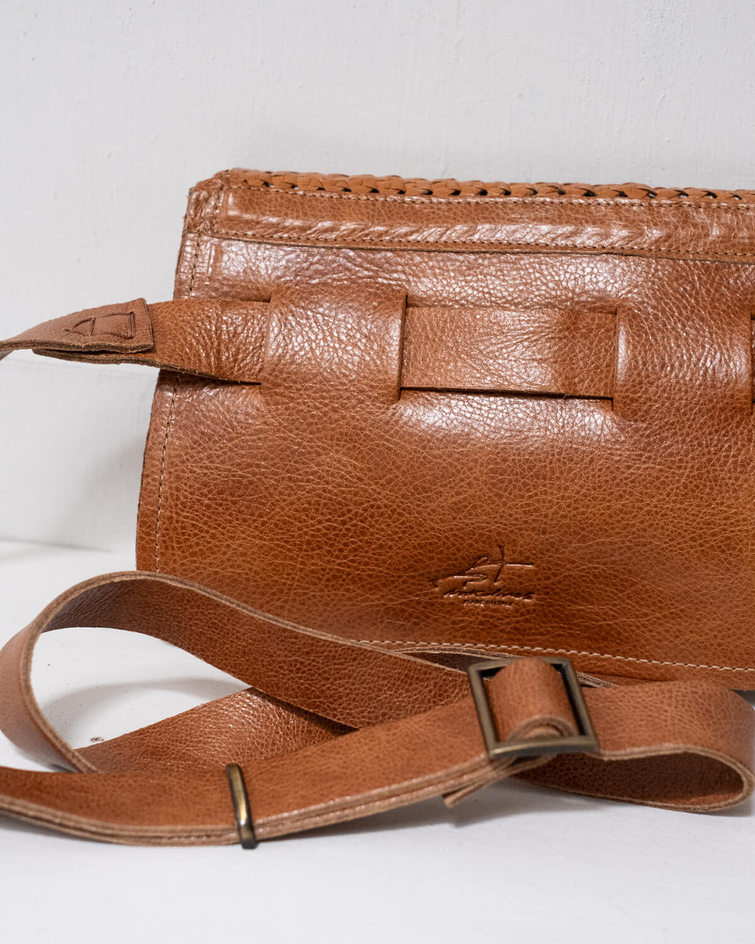 MARSUPIETTO TRECCIA LEATHER BUMBAG - La Casa by Importante