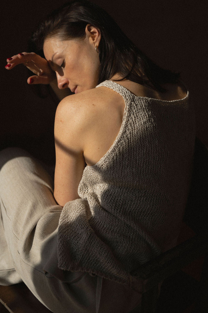 MILA TOP PLAIN - La Casa by Importante