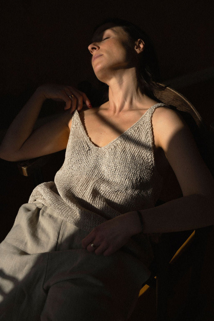 MILA TOP PLAIN - La Casa by Importante