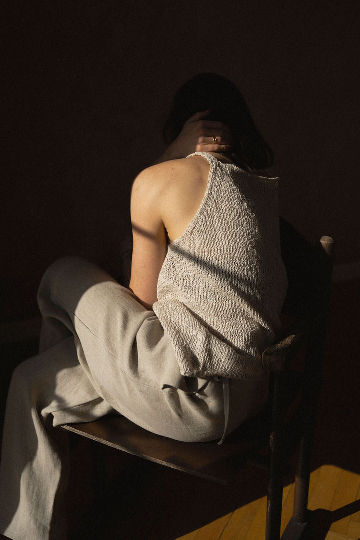 MILA TOP PLAIN - La Casa by Importante