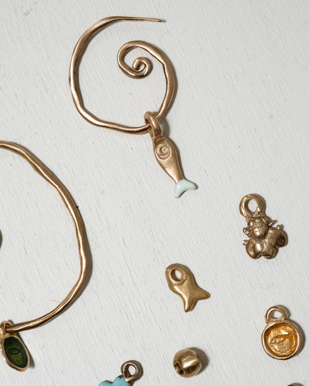 Mini Tonda Earrings Charm - La Casa by Importante