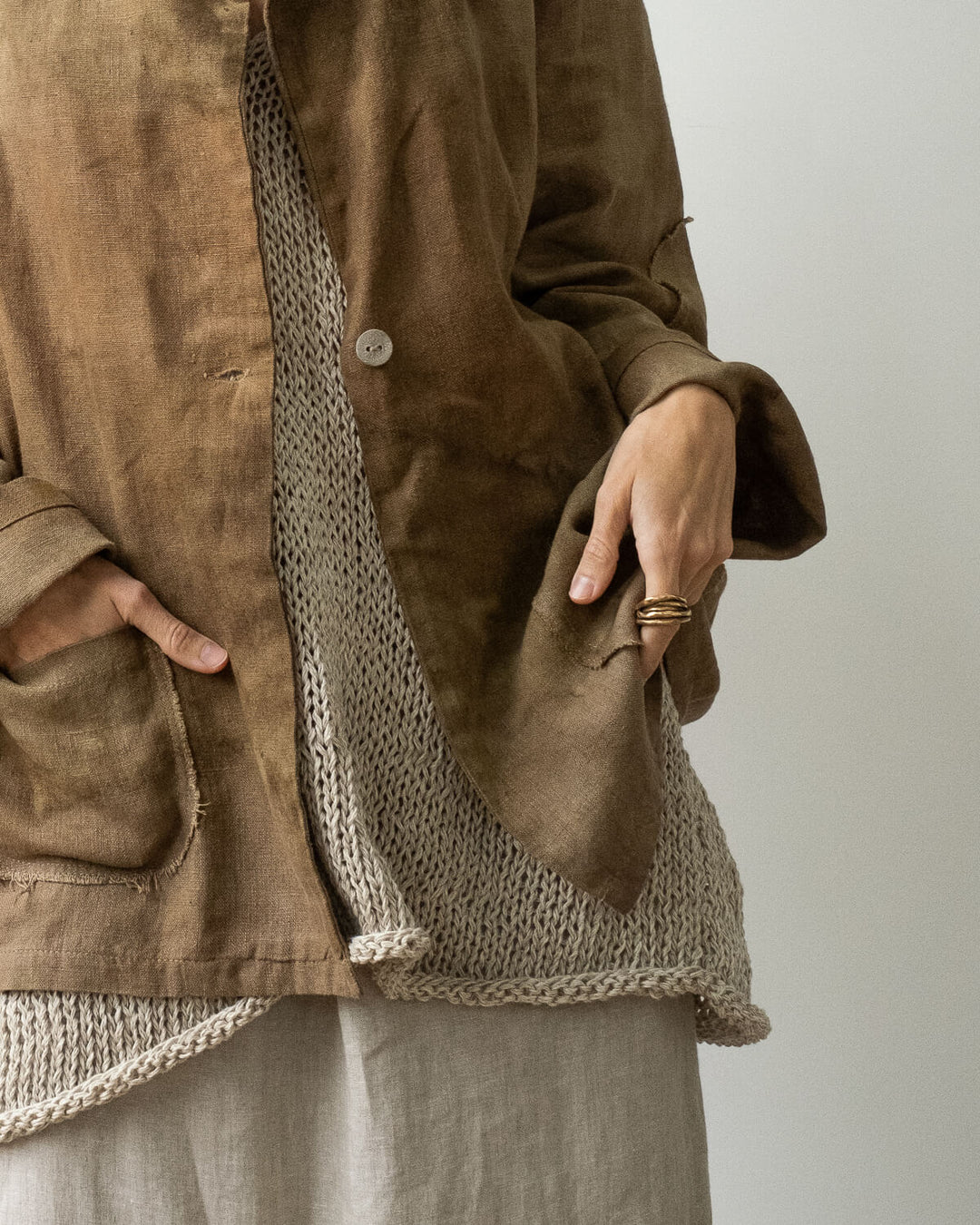 MIRA LINEN JACKET - La Casa by Importante