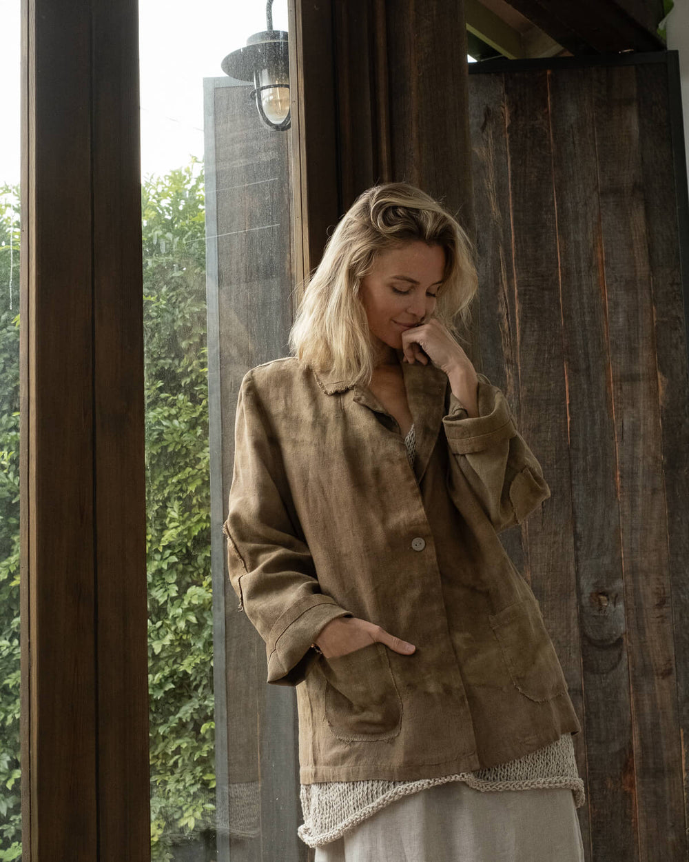 MIRA LINEN JACKET - La Casa by Importante