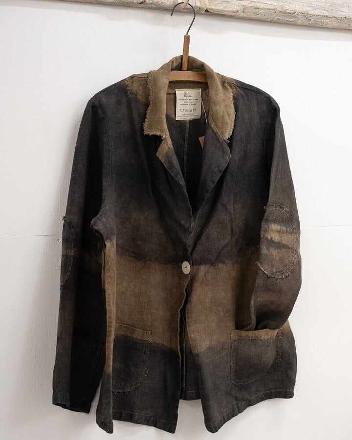 MIRA LINEN JACKET AUTUMN TONE - La Casa by Importante