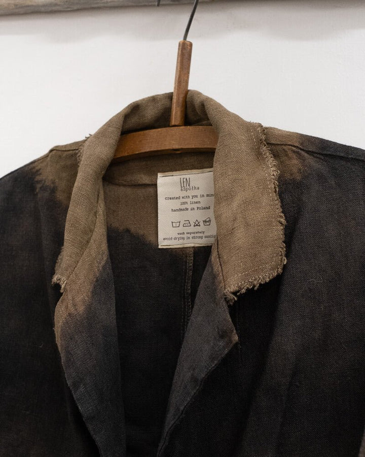 MIRA LINEN JACKET AUTUMN TONE - La Casa by Importante