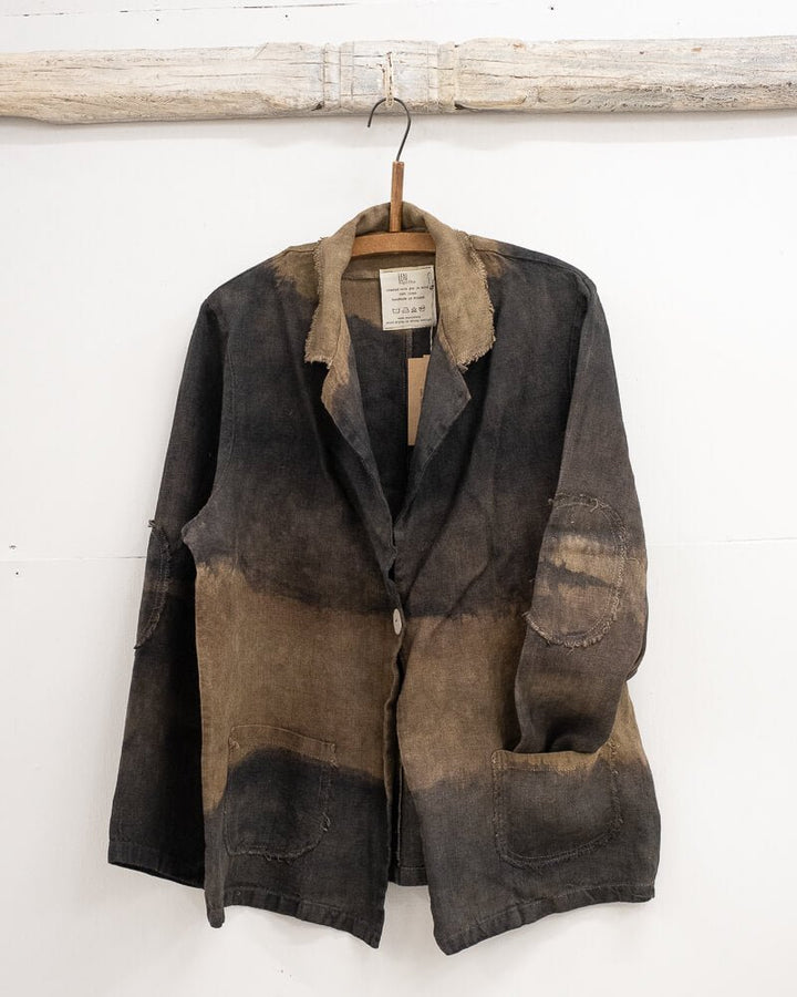 MIRA LINEN JACKET AUTUMN TONE - La Casa by Importante