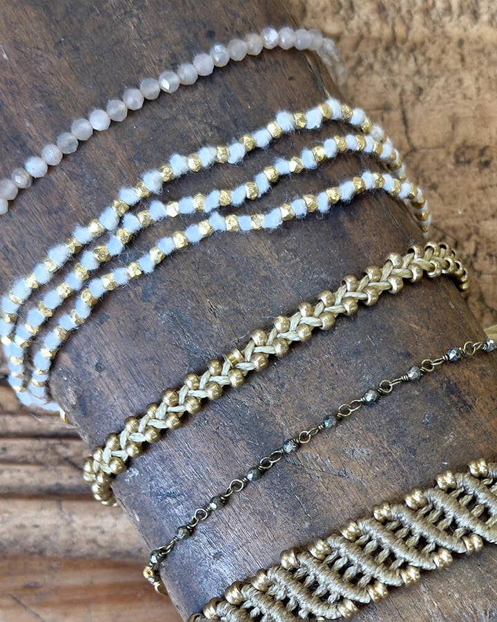 NAV MACRAME BRACELET - Ivory - La Casa by Importante