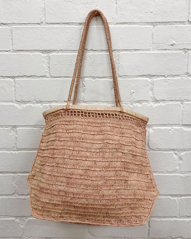 Onja Raffia bag - Light Pink - La Casa by Importante