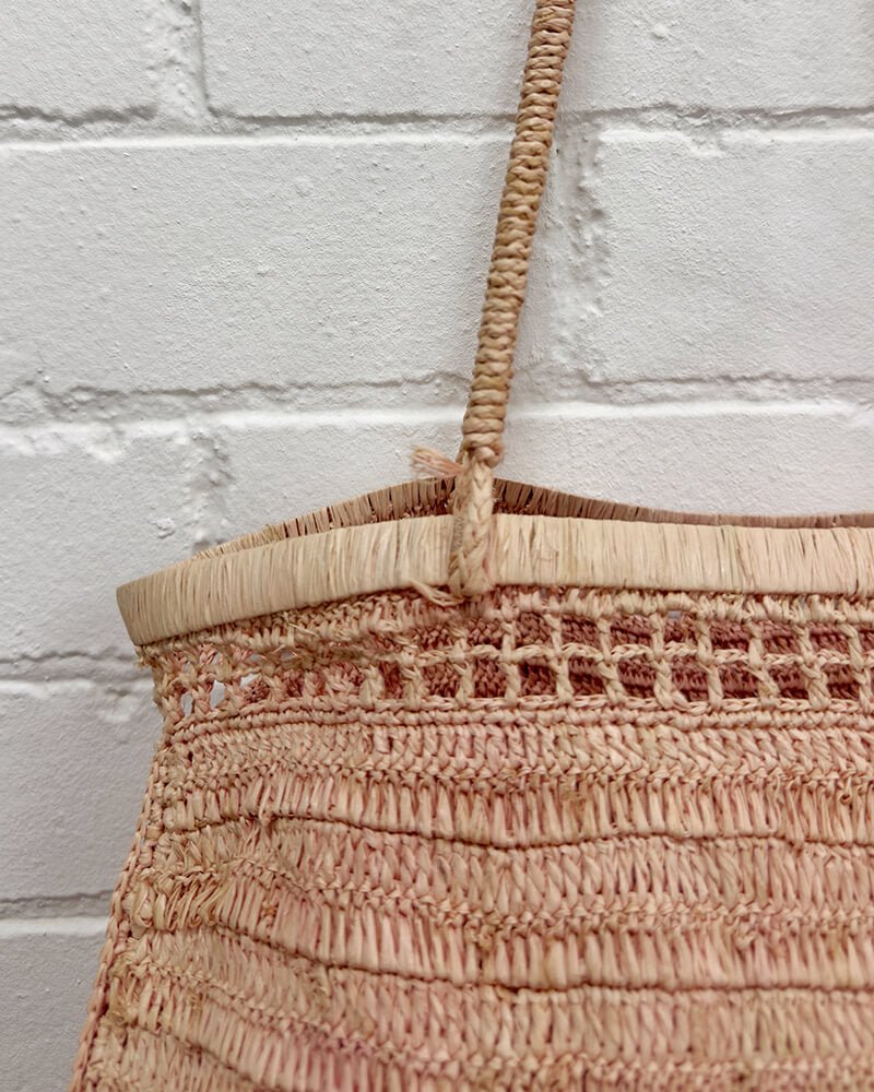 Onja Raffia bag - Light Pink - La Casa by Importante