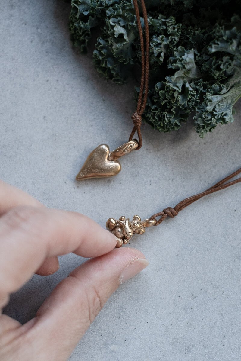 Orsetto Bronze Pendant - La Casa by Importante