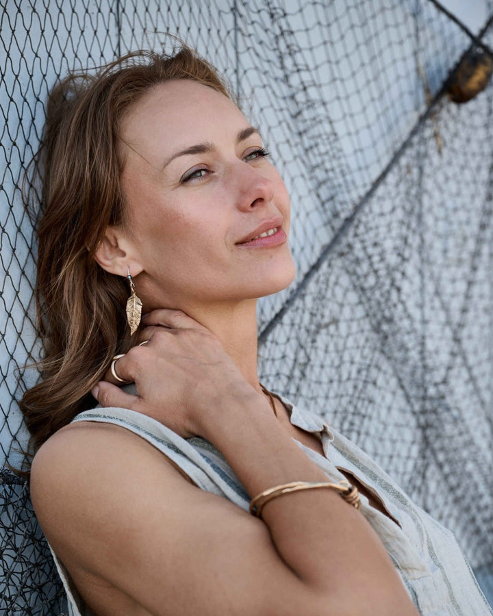 Piuma Bronze Earrings - La Casa by Importante