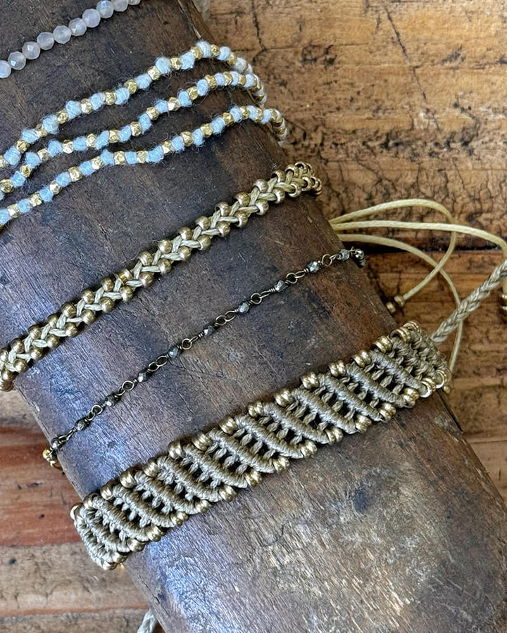 PREM MACRAME BRACELET - Ivory - La Casa by Importante