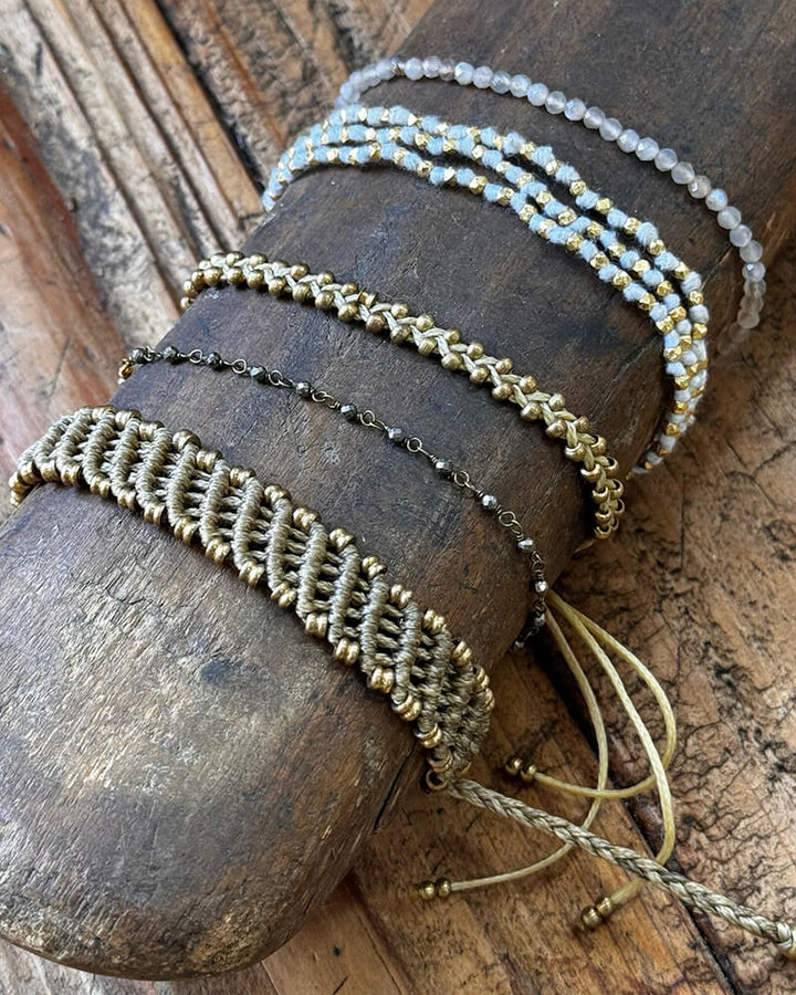 PREM MACRAME BRACELET - Ivory - La Casa by Importante