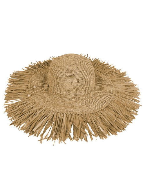Telina Raffia hat - Natural - La Casa by Importante