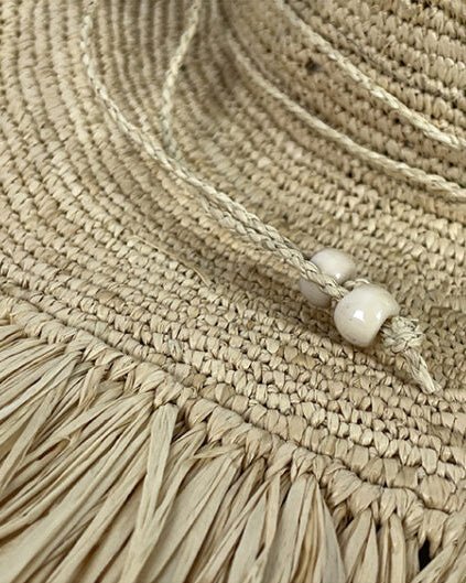 Telina Raffia hat - Natural - La Casa by Importante