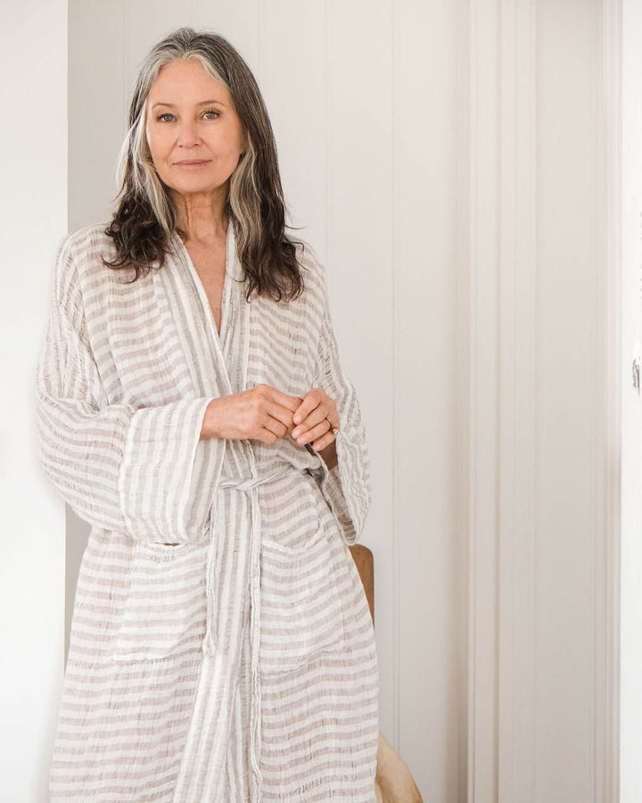 VESTAGLIA MX AQUILONIA - Grey - La Casa by Importante