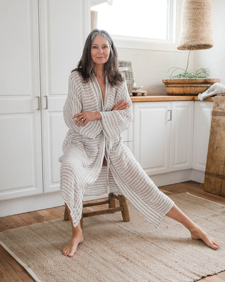 VESTAGLIA MX AQUILONIA - Grey - La Casa by Importante