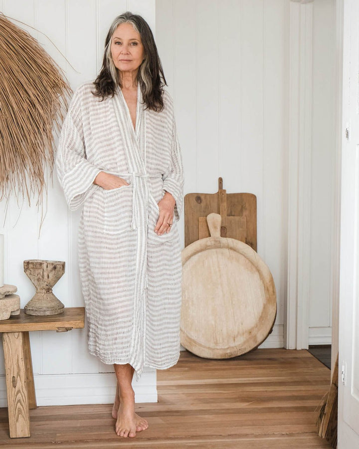 VESTAGLIA MX AQUILONIA - Grey - La Casa by Importante