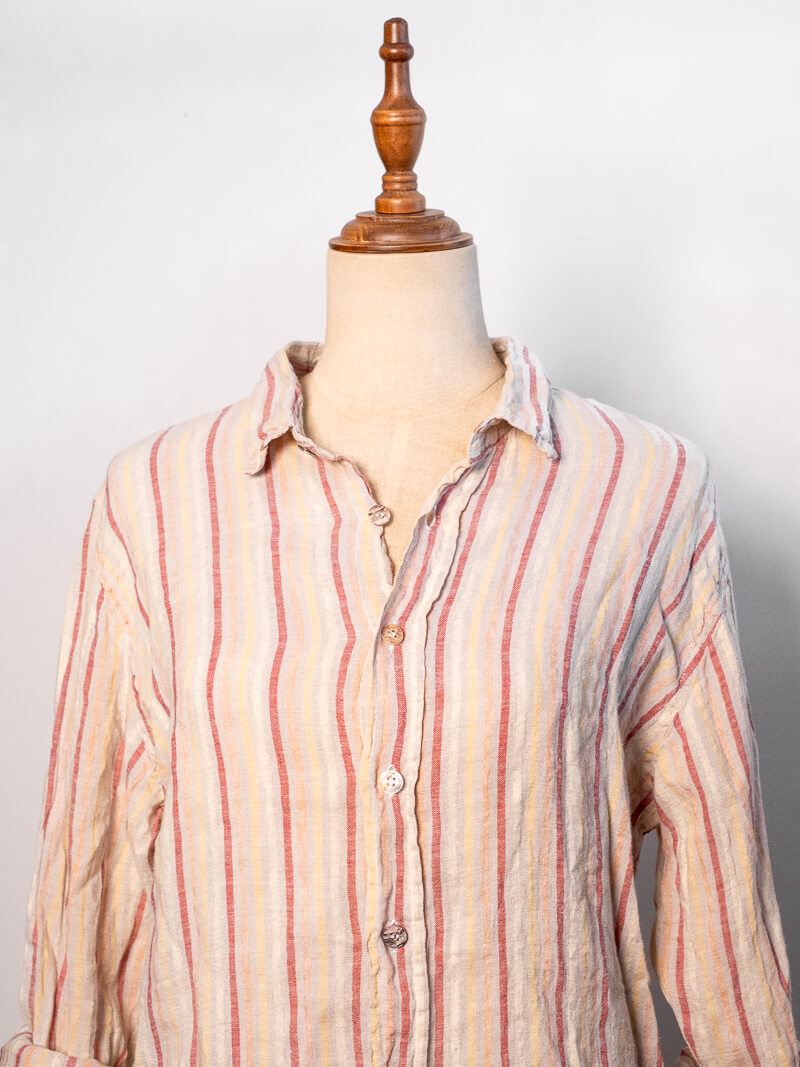 CAMICIA RIGHE - Stripe Pink