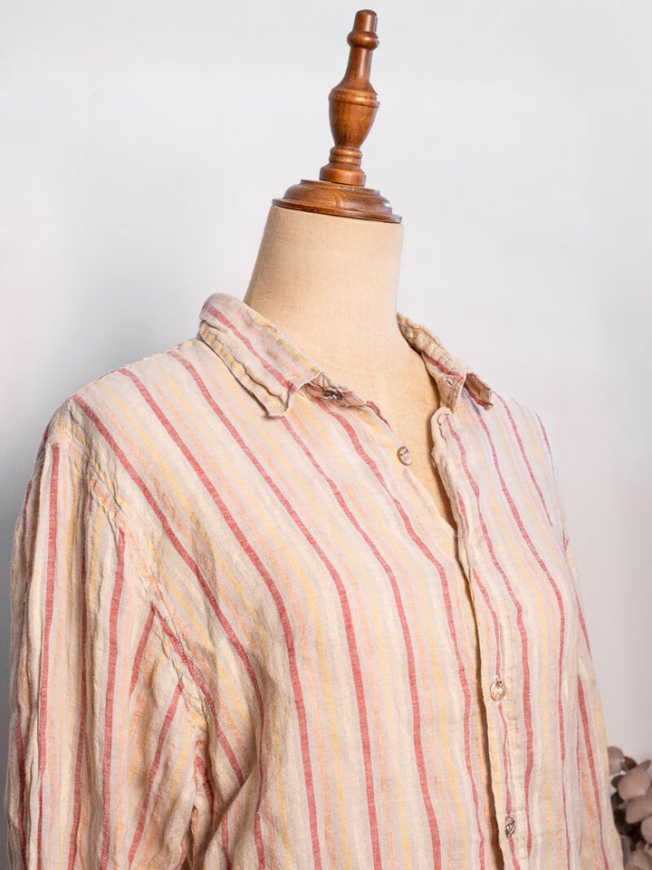 CAMICIA RIGHE - Stripe Pink