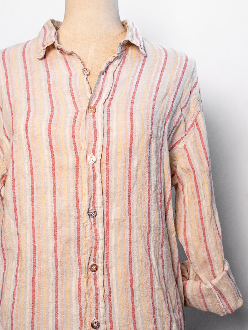 CAMICIA RIGHE - Stripe Pink