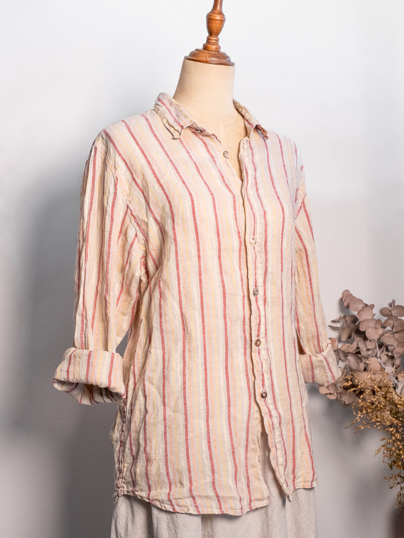 CAMICIA RIGHE - Stripe Pink